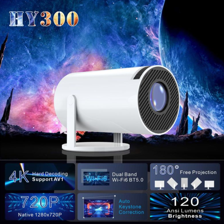 Proyector de pantalla con calida de video